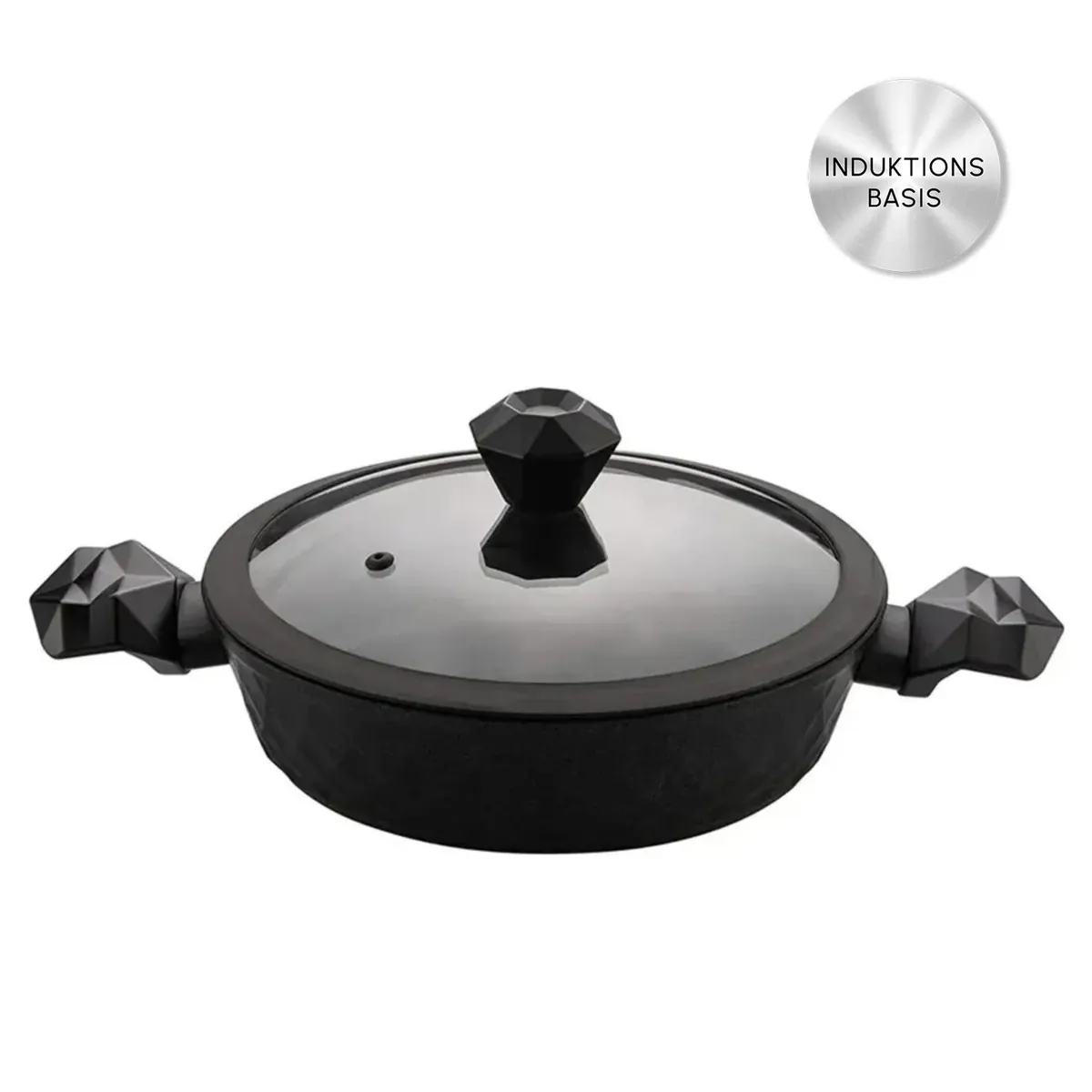 Karaca Bio Diamond Braten Gemüsetopf mit antibakteriellen Griffen und Induktionsboden 26 cm 3.2l