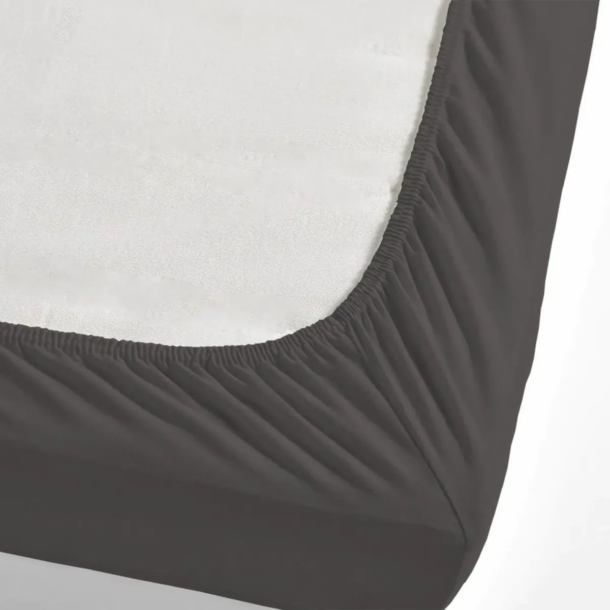 Nautica Jersey Spannbetttuch, Anthrazit, 100x200cm