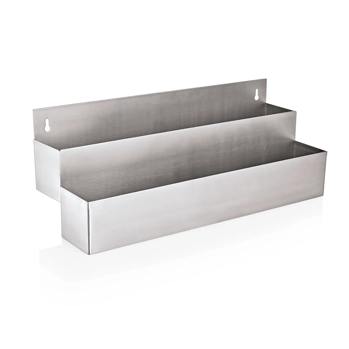Flaschenregal, 2-stufig, für 12 Flaschen von 9994, Chromnickelstahl