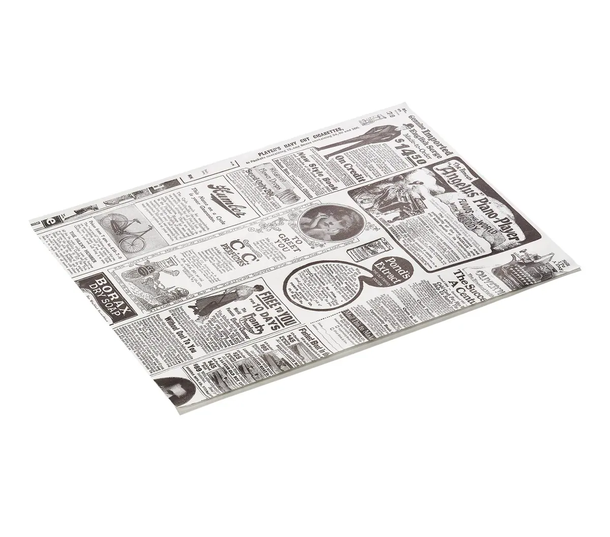 Burgerpapier Times White Set WRAP & GO, Größe wählbar, Set á 1000 Stück, Fettpapier