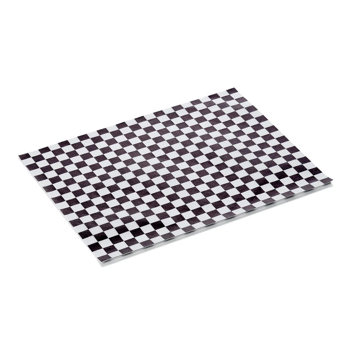 Burgerpapier Schwarz Weiss Set WRAP & GO, Größe wählbar, Set á 1000 Stück, Fettpapier