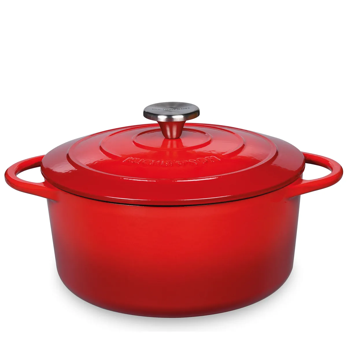 Bratentopf rund, 22 cm classic red