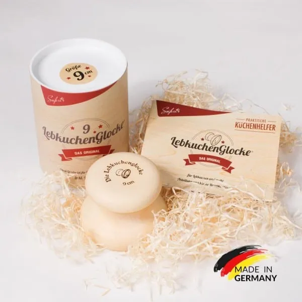 Lebkuchenglocke®️ 9 cm (inkl. Rezeptheft & Anleitung) Ein fränkisches Original, mit Liebe gemacht!