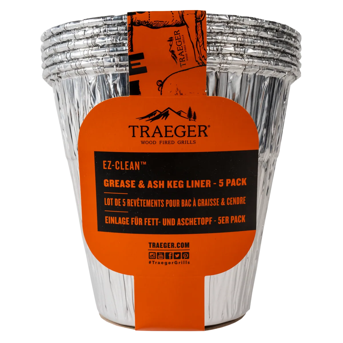 Traeger ALU EINSATZ FÜR FETT & ASCHE BEHÄLTER