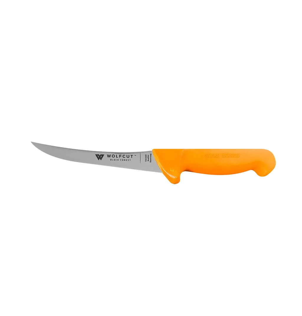 WOLFCUT Gold Serie - Ausbeinmesser 15 cm gebogene steife Klinge