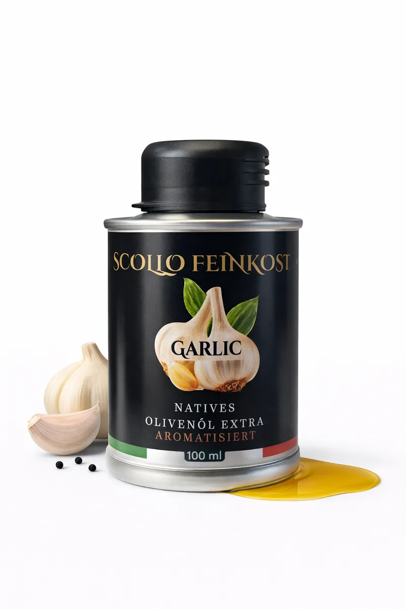 Aromatisiertes Olivenöl 100ml Knoblauch