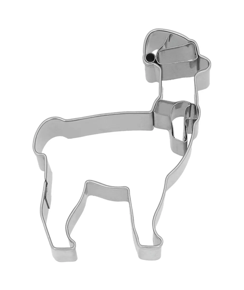 Ausstechform Weihnachts-Lama