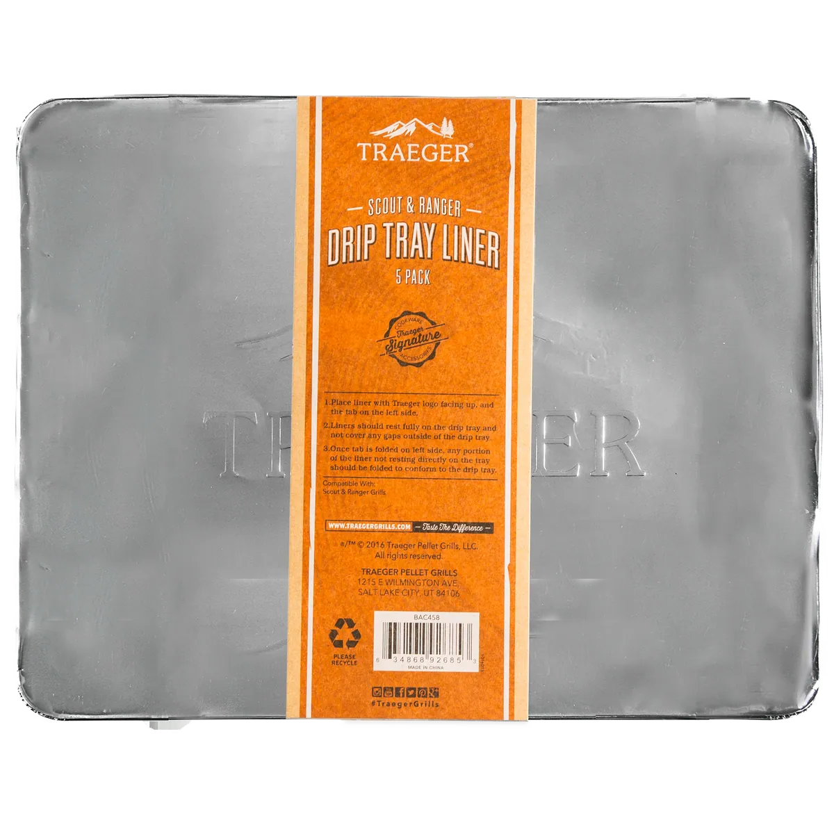 Traeger ABLAUFBLECH-SCHUTZFOLIE FÜR RANGER - 5 PACK