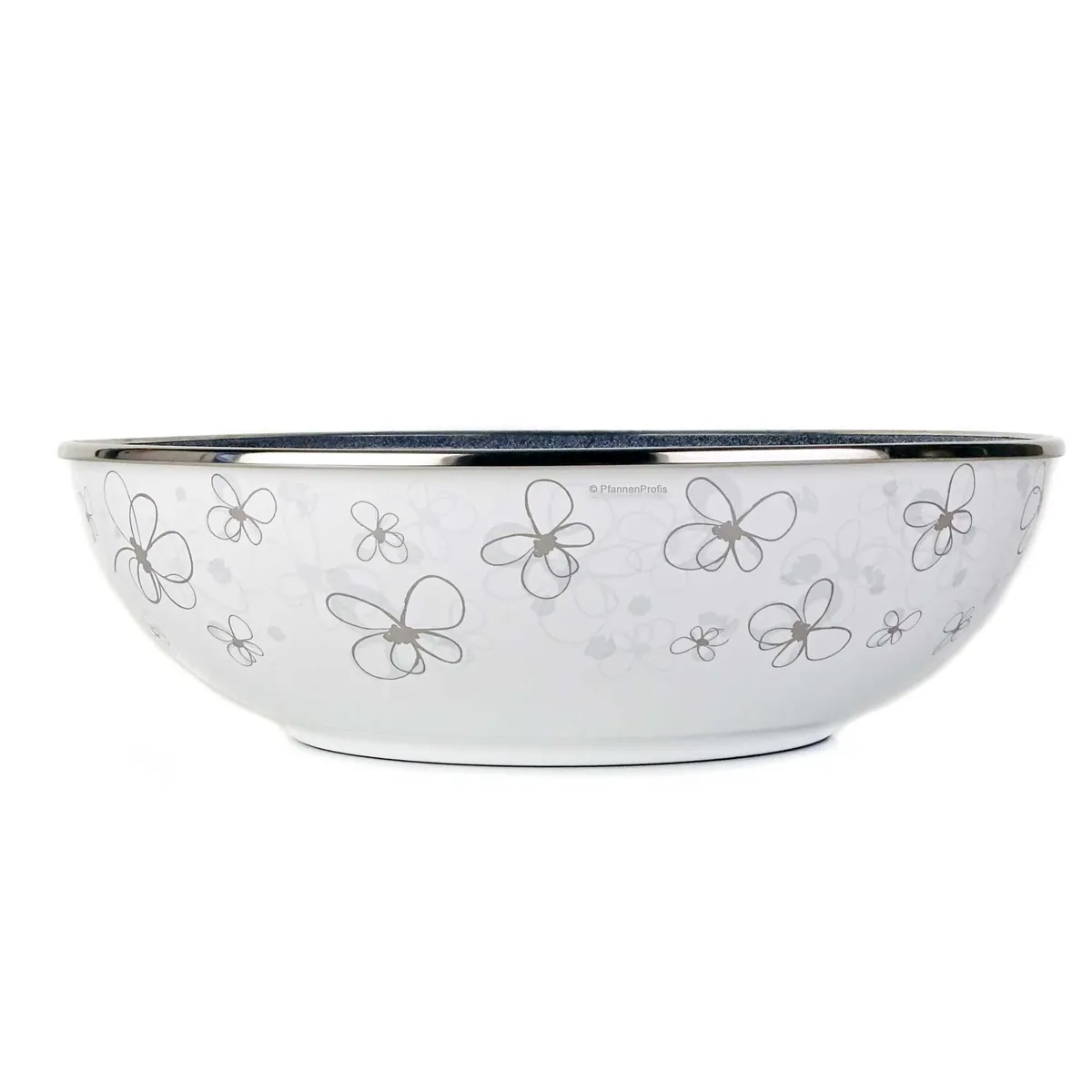 BELIS Stahl-Emaille Schale PREMIUM 26 cm WEISS