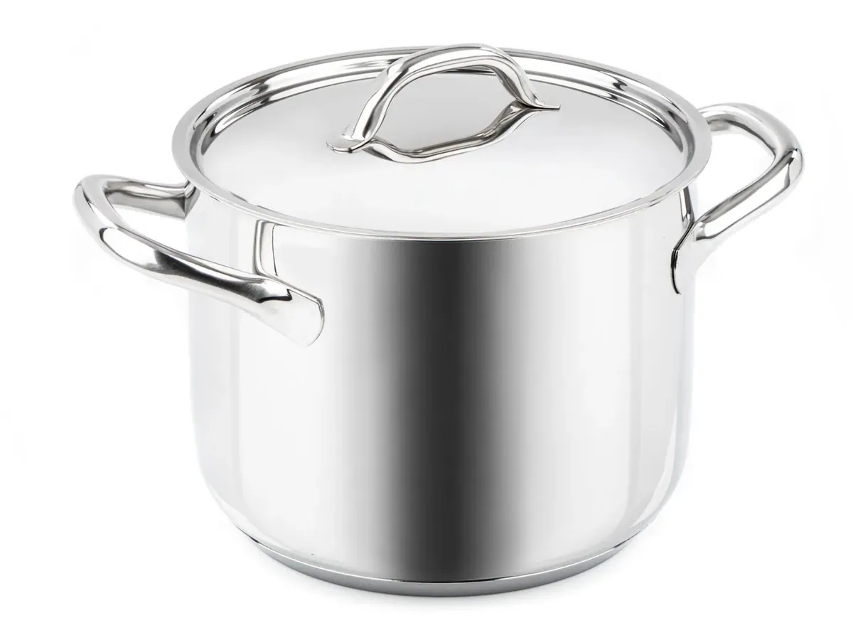 BARAZZONI Gemüsetopf CHEF LINE Edelstahl 28 cm mit Deckel 13,5 L