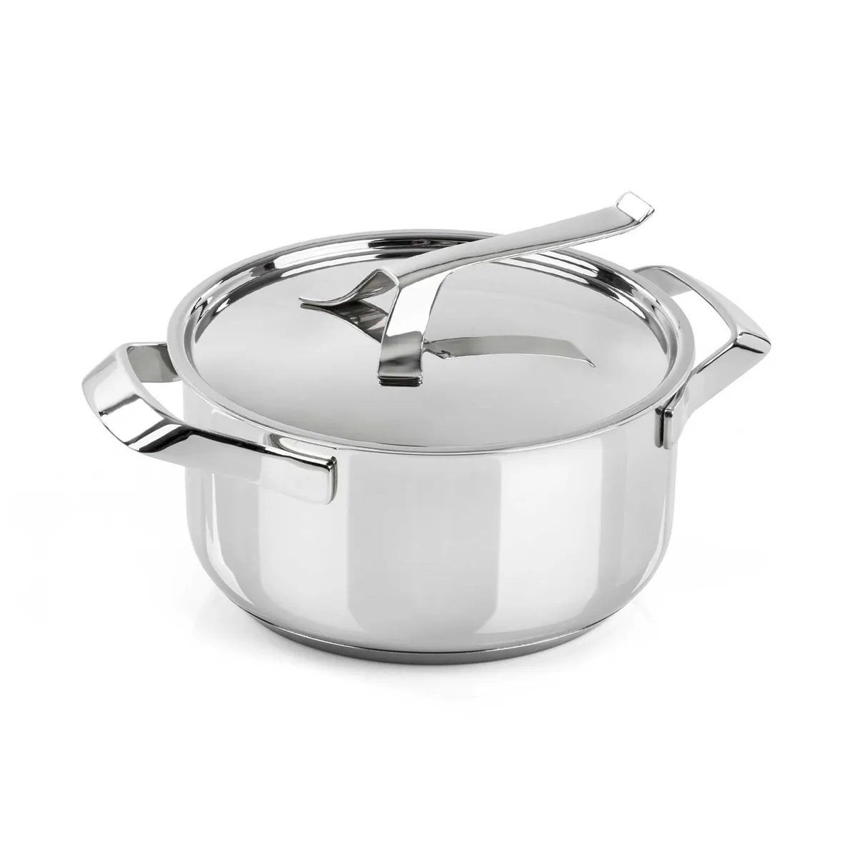 BARAZZONI Kochtopf MY POT Edelstahl 20 cm mit Deckel 3 L