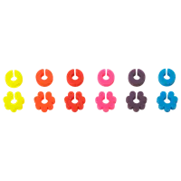 Glasmarkierer "Fancy Rings" 12er Set