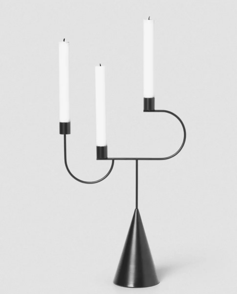 Avant Kerzenhalter SCHWARZ