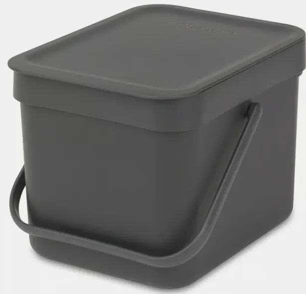 Brabantia Sort & Go Komposteimer 6 L, verschiedene Farben