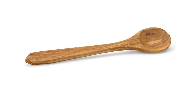 Runder Kochlöffel, Olivenholz, 30 cm