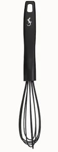 Schneebesen Silikon, 28,5cm - schwarz