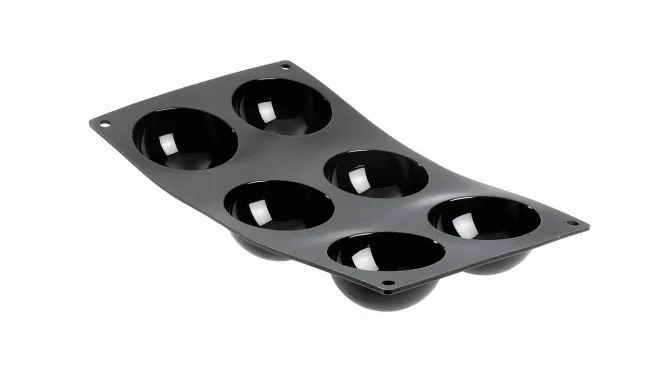 de Buyer, Moul'Flex, Silikon-Formen, halbrund, Ø 7 cm, 6 Formen