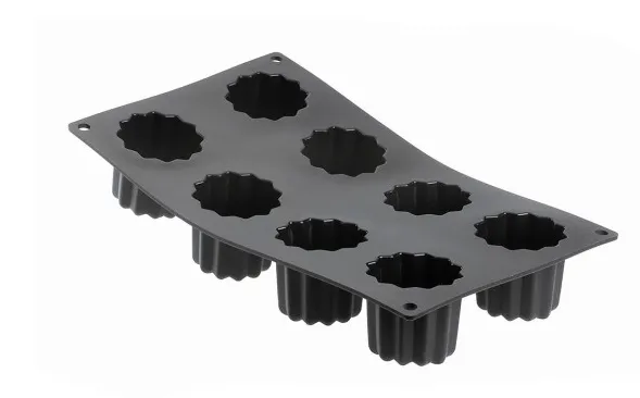 de Buyer, Moul'Flex, Silikon-Formen, Bordelais, 8 Stück