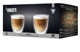 2er Set Gläser Firenze, doppelwandig, je 200 ml