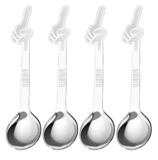 Bialetti Omino Löffel-Set – 4er Set Edelstahl