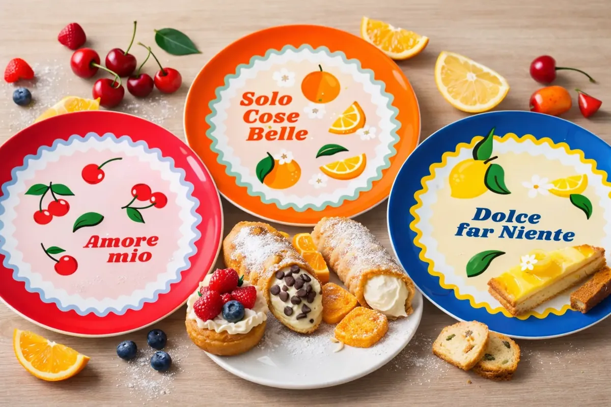 Dessert-Teller Lemons