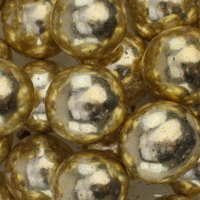 Crispearls mit Knusperkern vintage gold ca.15mm groß 600g