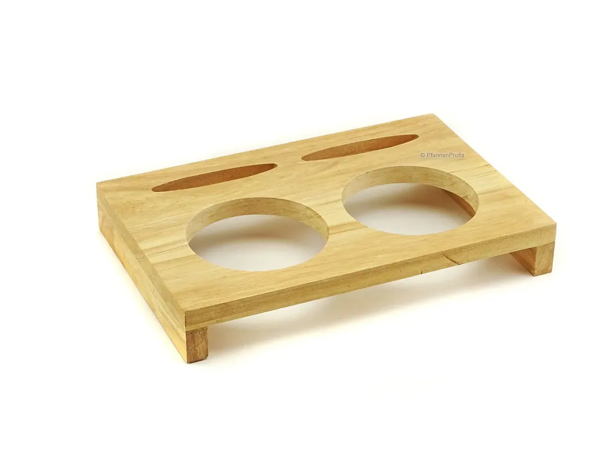 Servierbrett aus Holz für 2 XANTEN Mini Töpfe