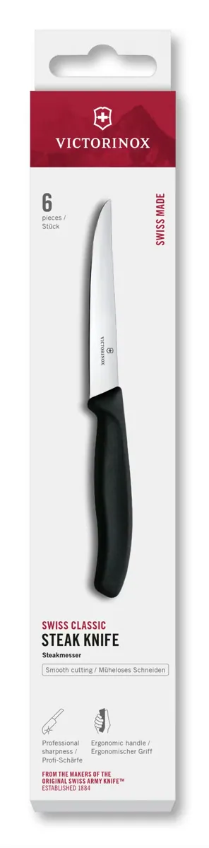 Victorinox Swiss Classic Steakmesser Set 6-teilig, 11cm Klinge
