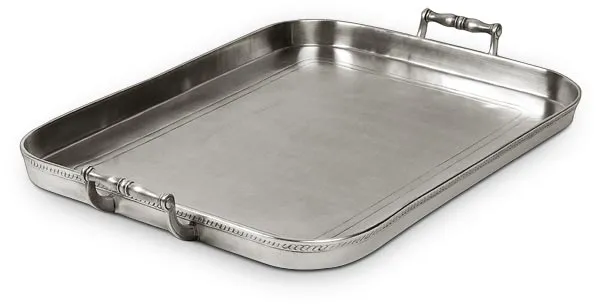 Cosi Tabellini Tablett GOMENA für den Tisch aus Zinn