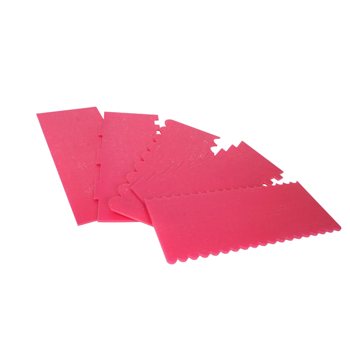 Konturcremeschaber 24 cm – 5er Set mit 9 verschiedenen Konturen