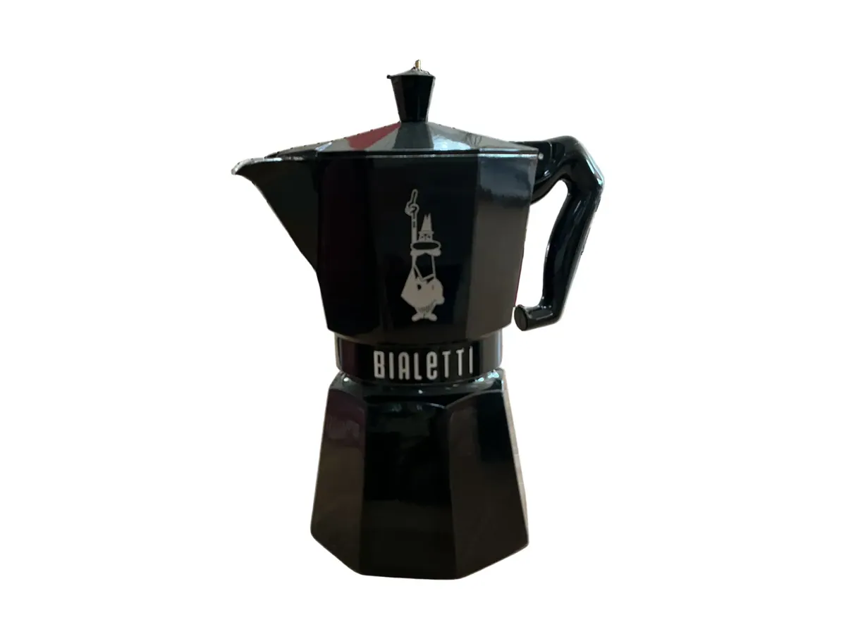 Bialetti Espressokocher Moka Exclusive 3/6 Tassen Schwarz