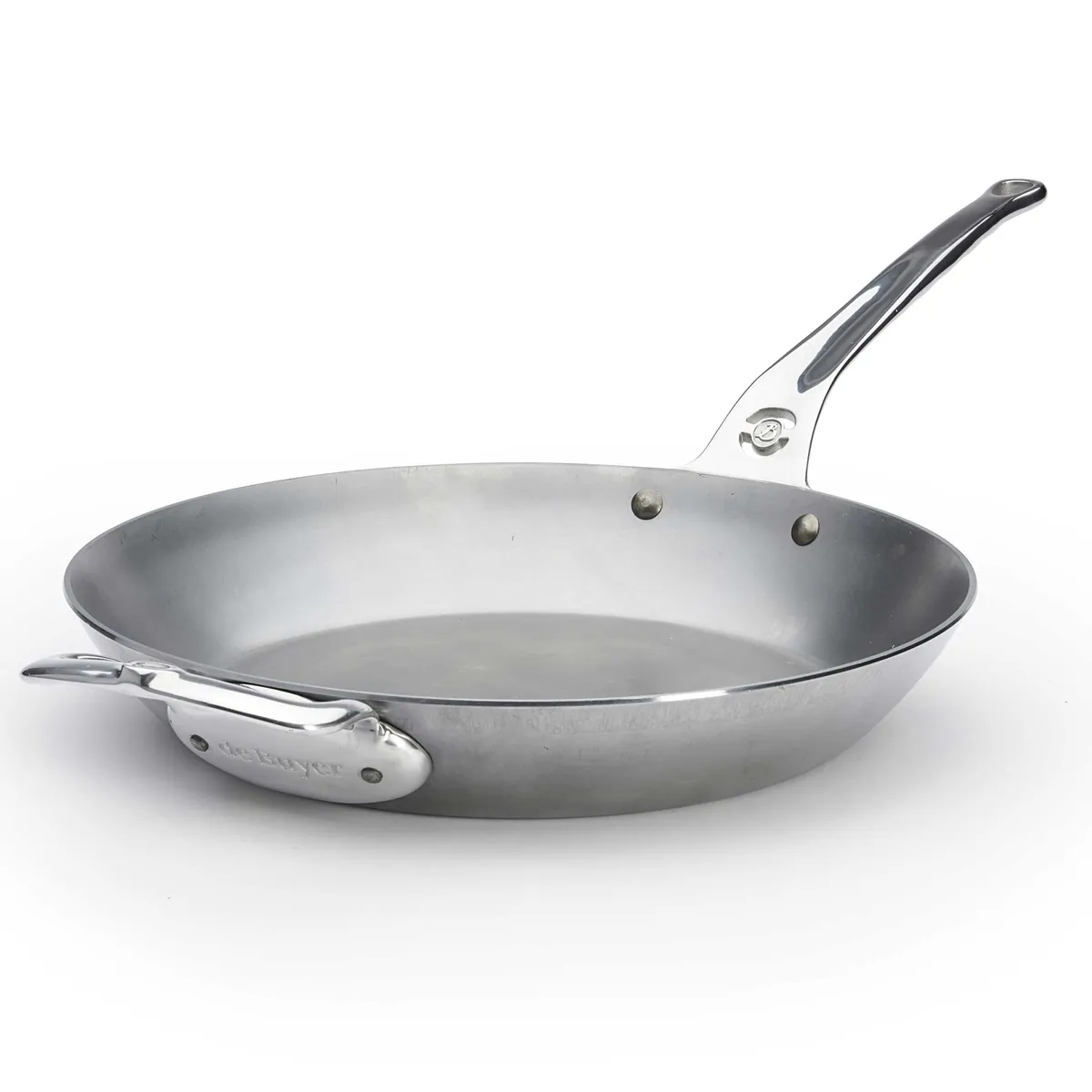 DE BUYER ofenfeste Eisenpfanne MINERAL B PRO 32 cm Karbonstahl mit Edelstahlgriff