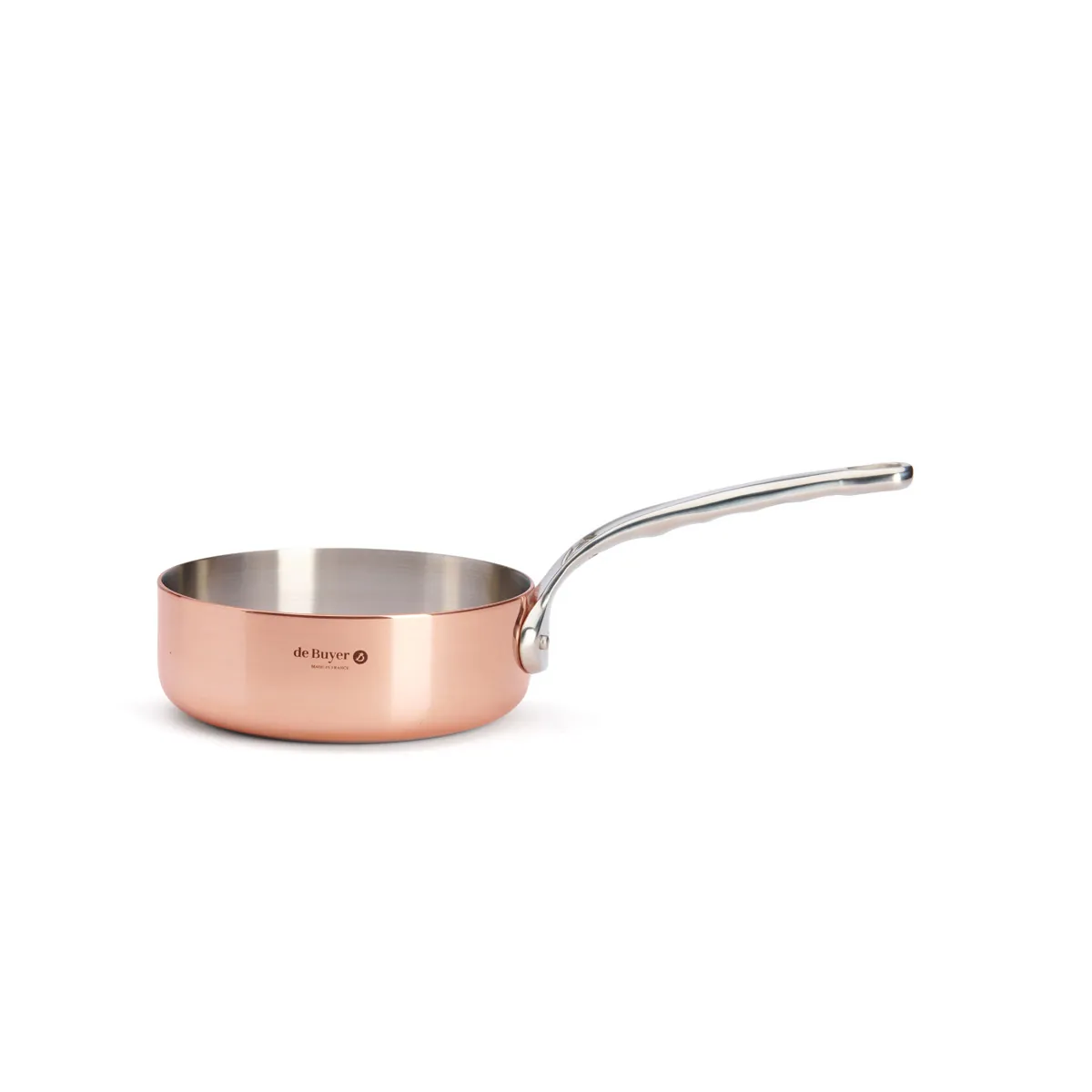de Buyer PRIMA MATERA Sauteuse Kupfer - mit Gusseisen- oder Edelstahlgriff