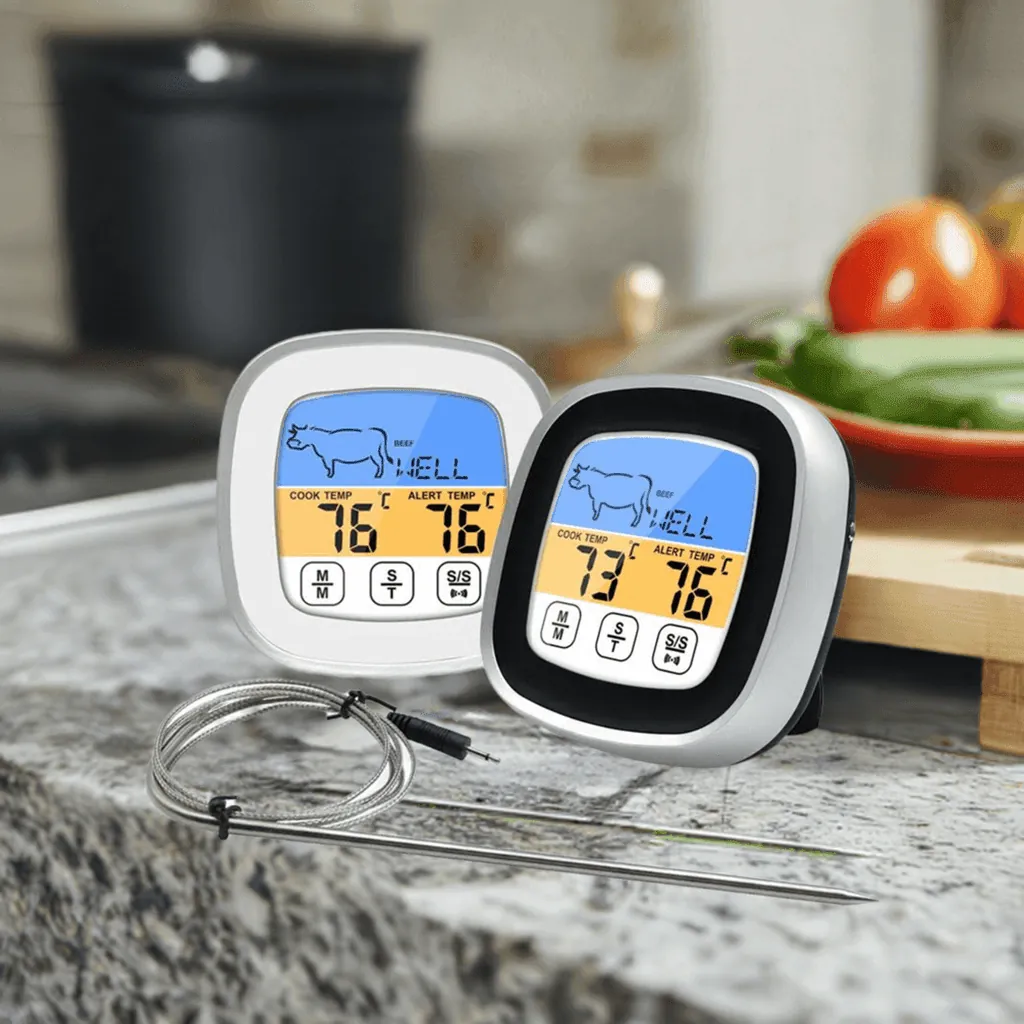 Digitales Thermometer für Backofen und Grill
