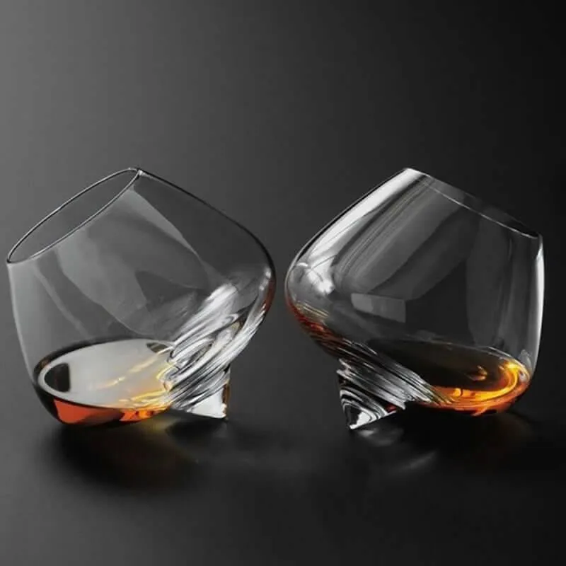 Faszinierendes Kristallglas - Whiskeyglas Cocktailglas (Einzeln, 2er, 4er Set)