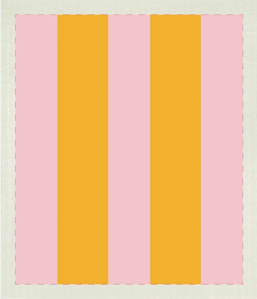 WO Schwammtuch Stripeslove yellow rose 4 Stck.