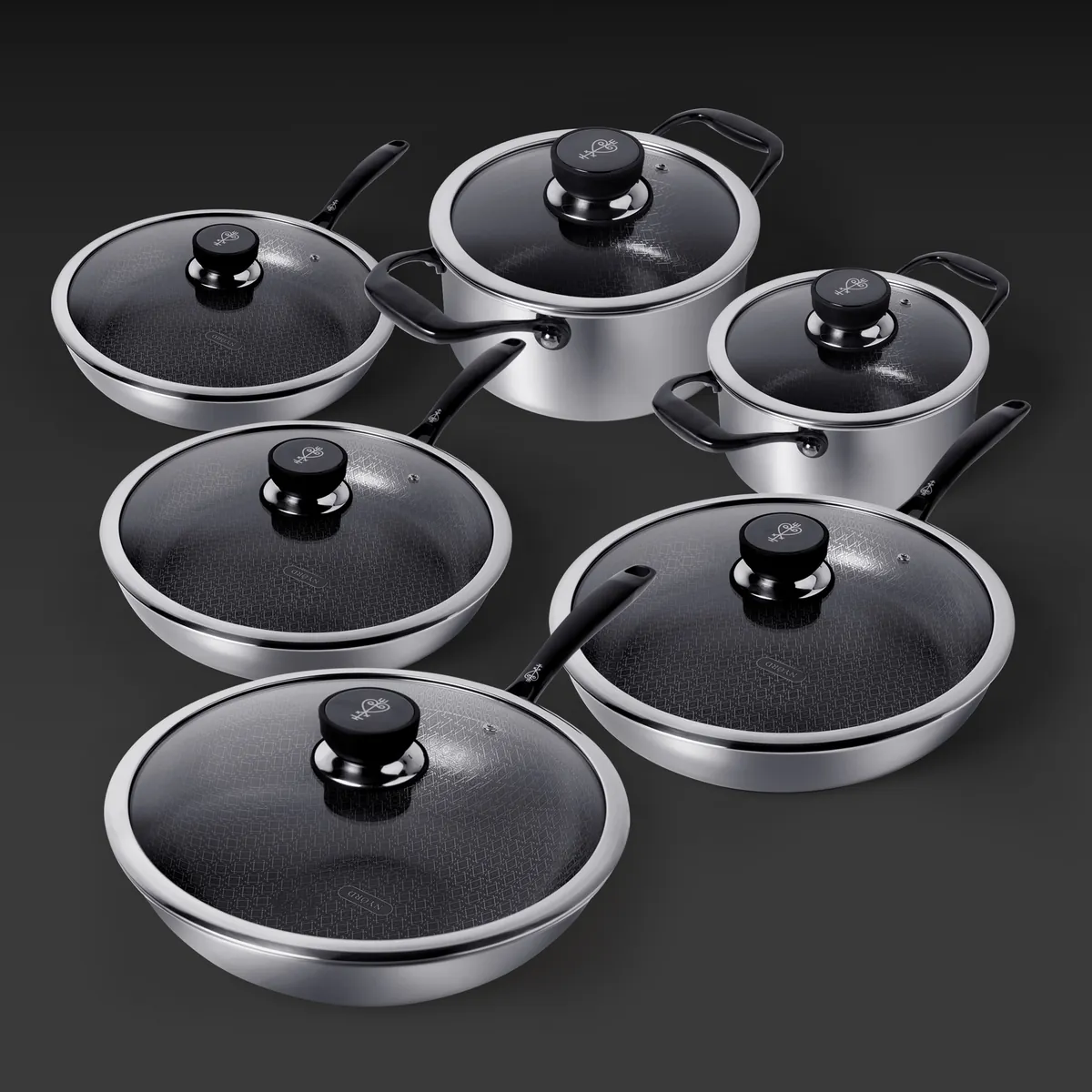 EDELSTAHL KOMPLETT SET