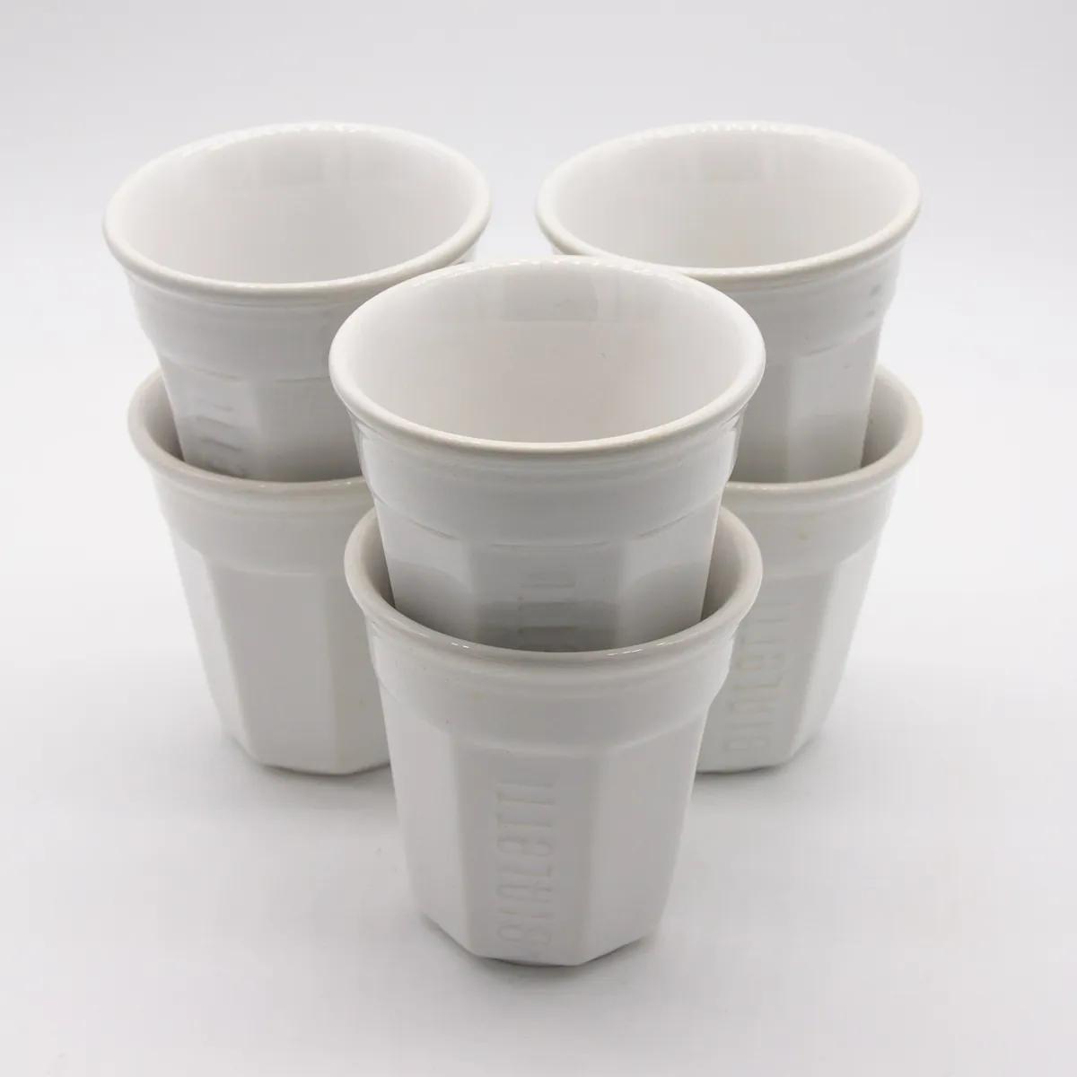Espressobecher-Set weiß, 6-tlg.