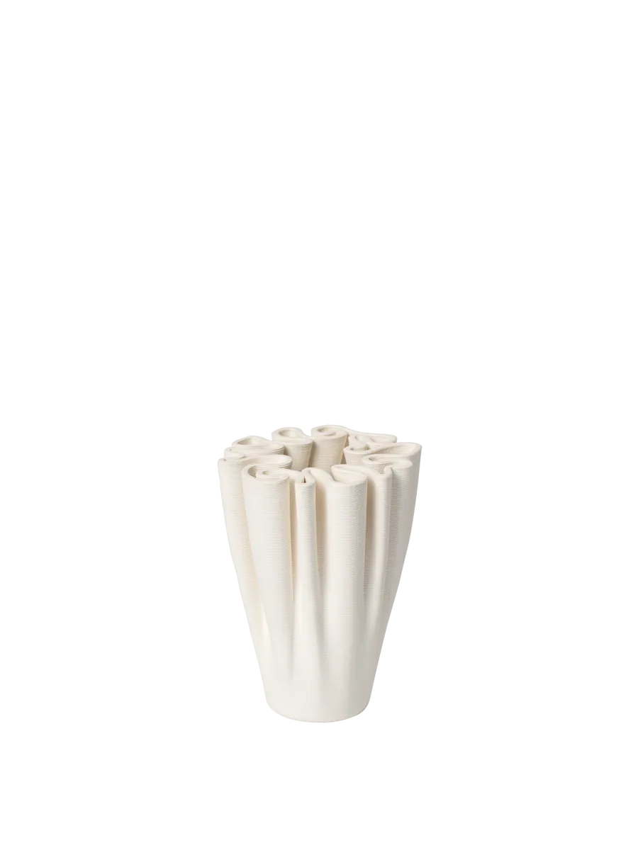 DEDALI Vase 11 cm WHITE OFF