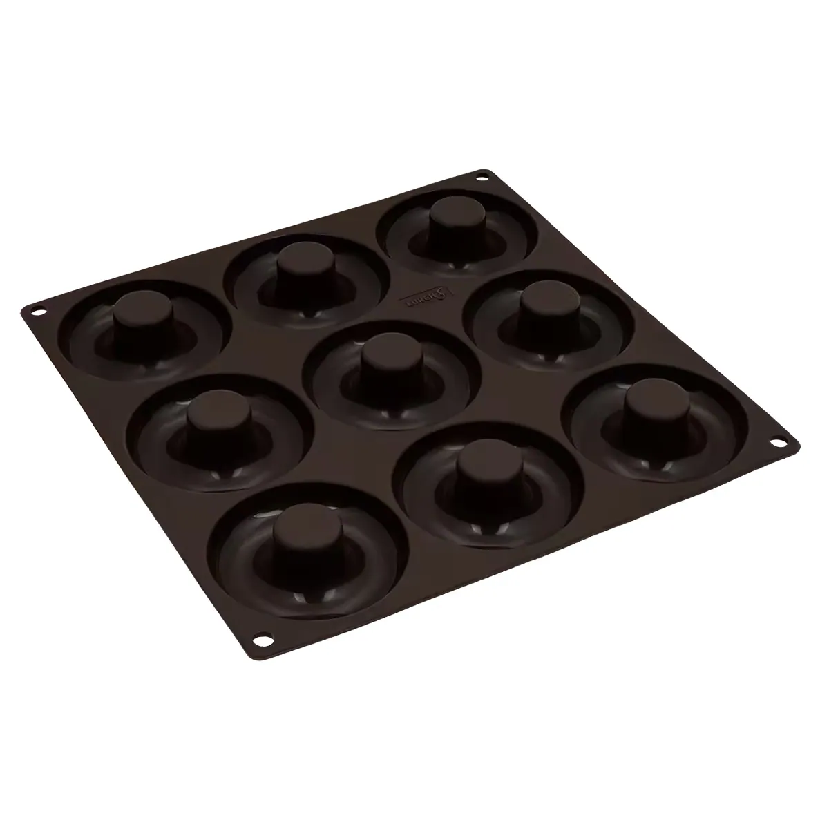 -Lurch- Flexiform Donuts 26x26cm 9fach braun