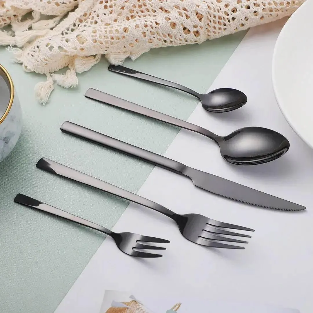 Extravagantes Besteck Set 20-teilig Edelstahl | PUR (verschiedene Farben)