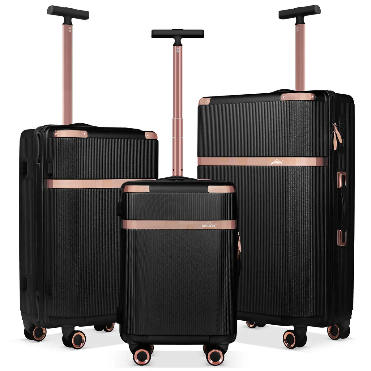 3-teiliges Reisekoffer-Set aus ABS-Hartschale