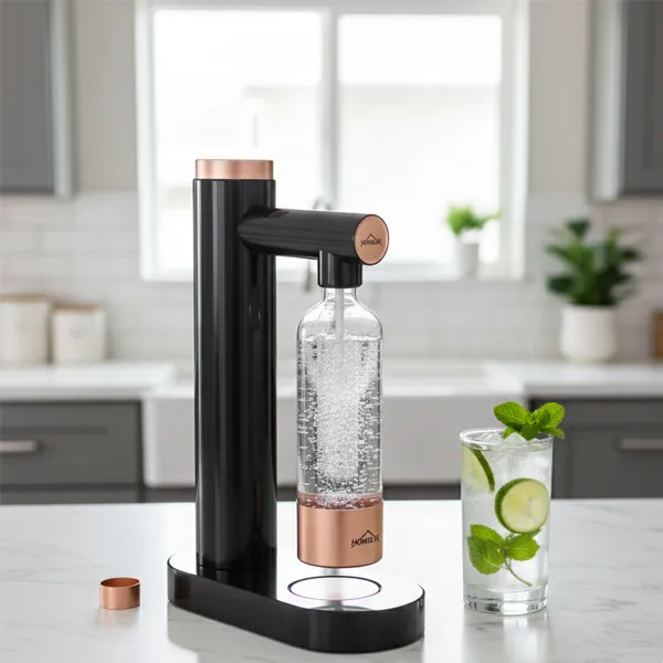 HOMELUX Wassersprudler, Sprudelwasser Maschine Mit 1L PET-Flaschen 316 Edelstahl Flasche Soda Maker