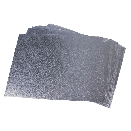 5x Cakeboard 40x30cm Silber 12mm Stärke