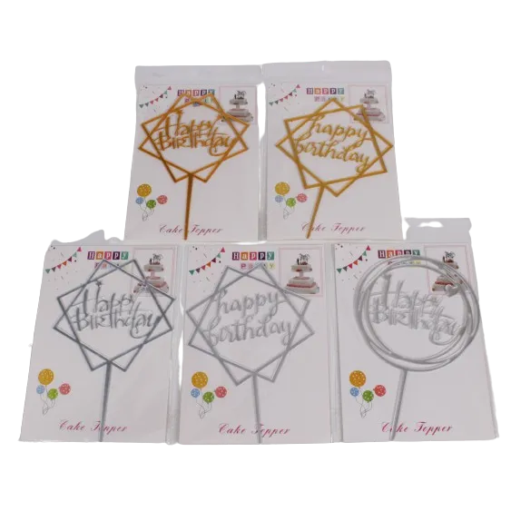 5x Happy Birthday Set