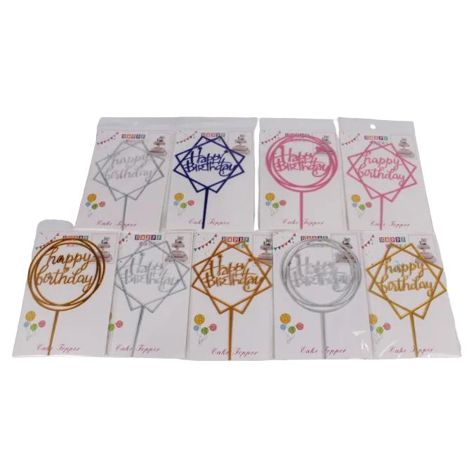 9x Happy Birthday Set