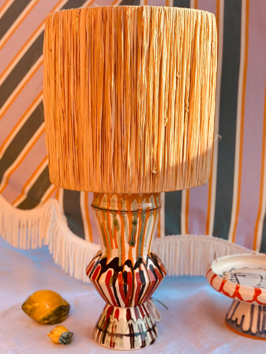 Lampe "Grand Hotel Paradiso d'Oro" - 62cm