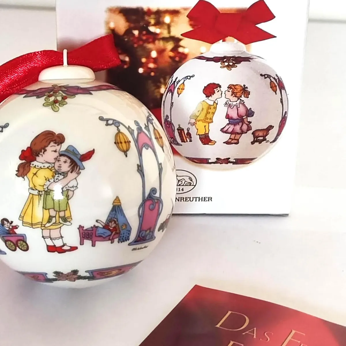 Hutschenreuther Weihnachtskugel 2002 - Limitierte Auflage