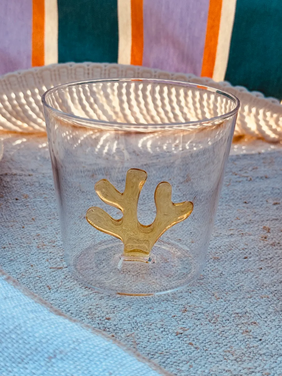 Glas / Tumbler "Coral Honey"