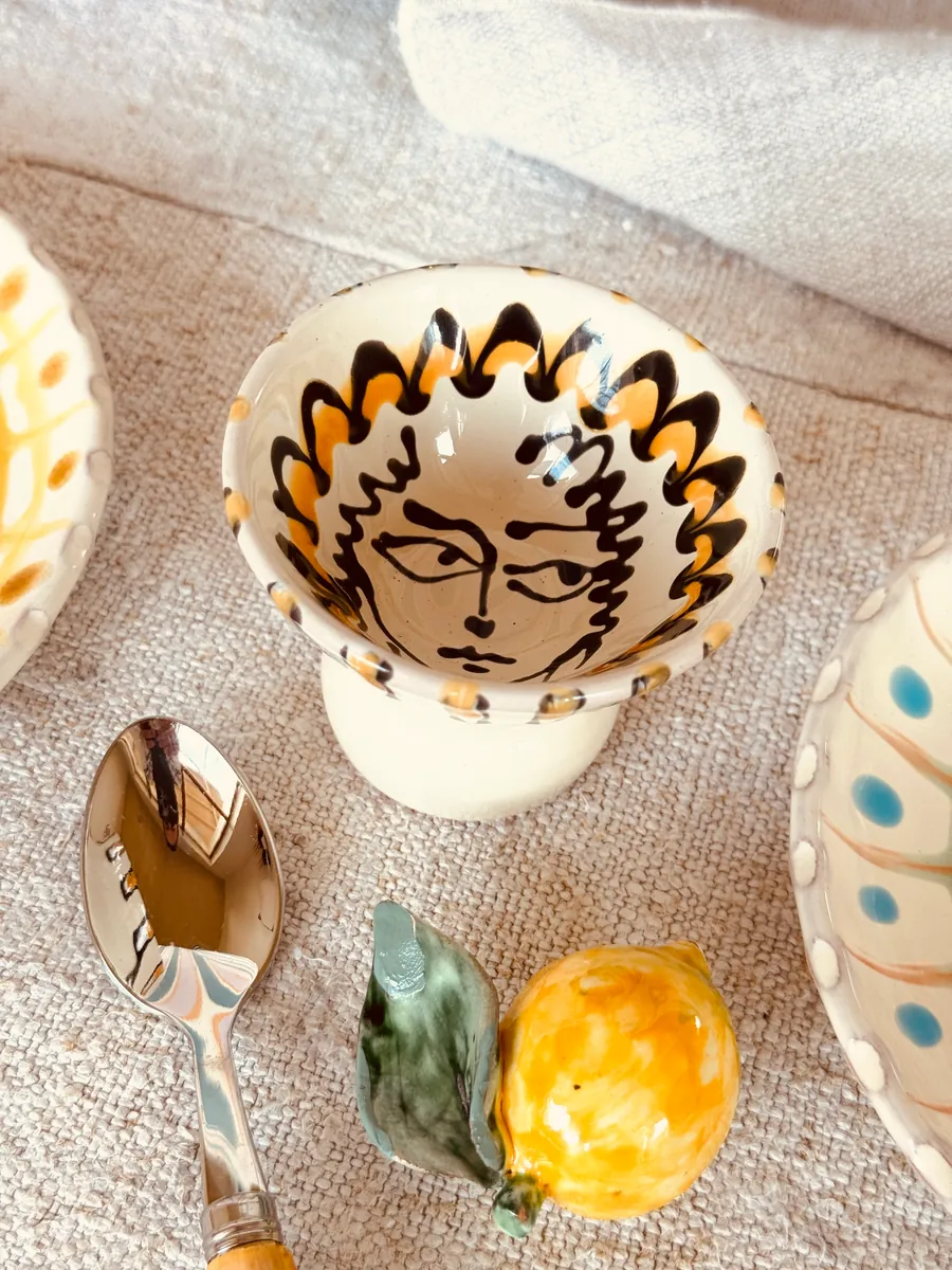 Handgefertigte Keramik Espresso Tasse | Mrs. Riviera Design
